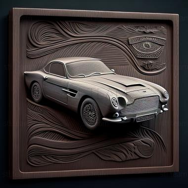 3D модель Астон Мартін DB5 (STL)